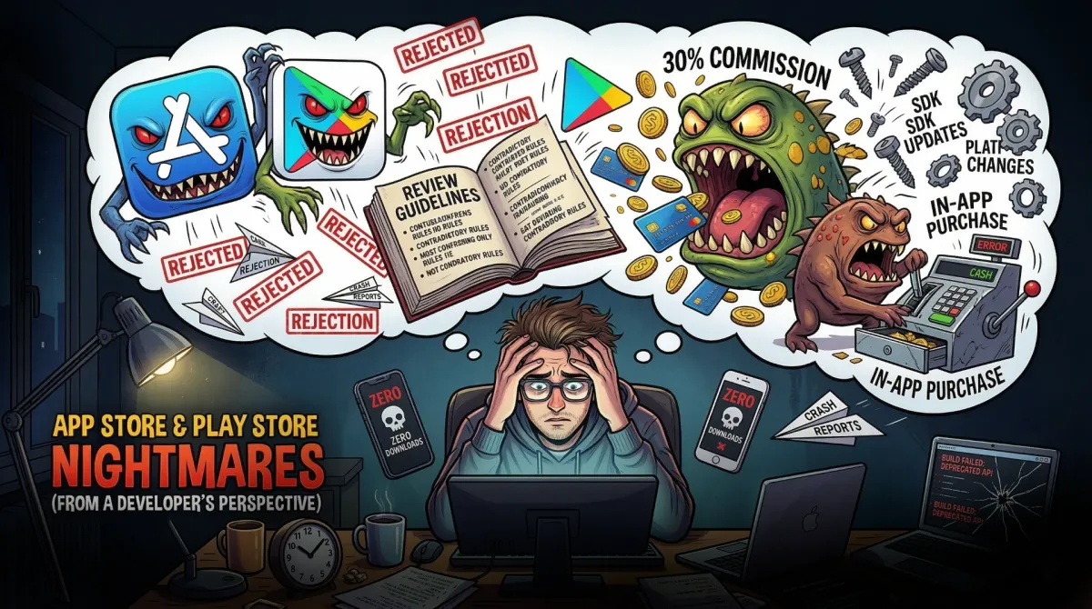 Appstore and Playstore nightmare